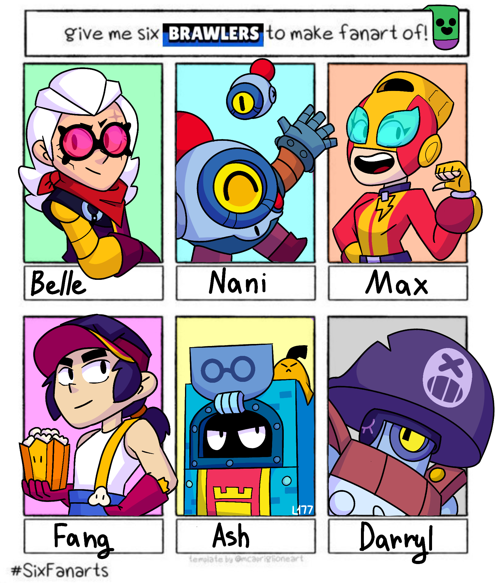 Brawl Custom Deviantart SixFanarts brawlers | Brawl Stars by Lazuli177 on DeviantArt