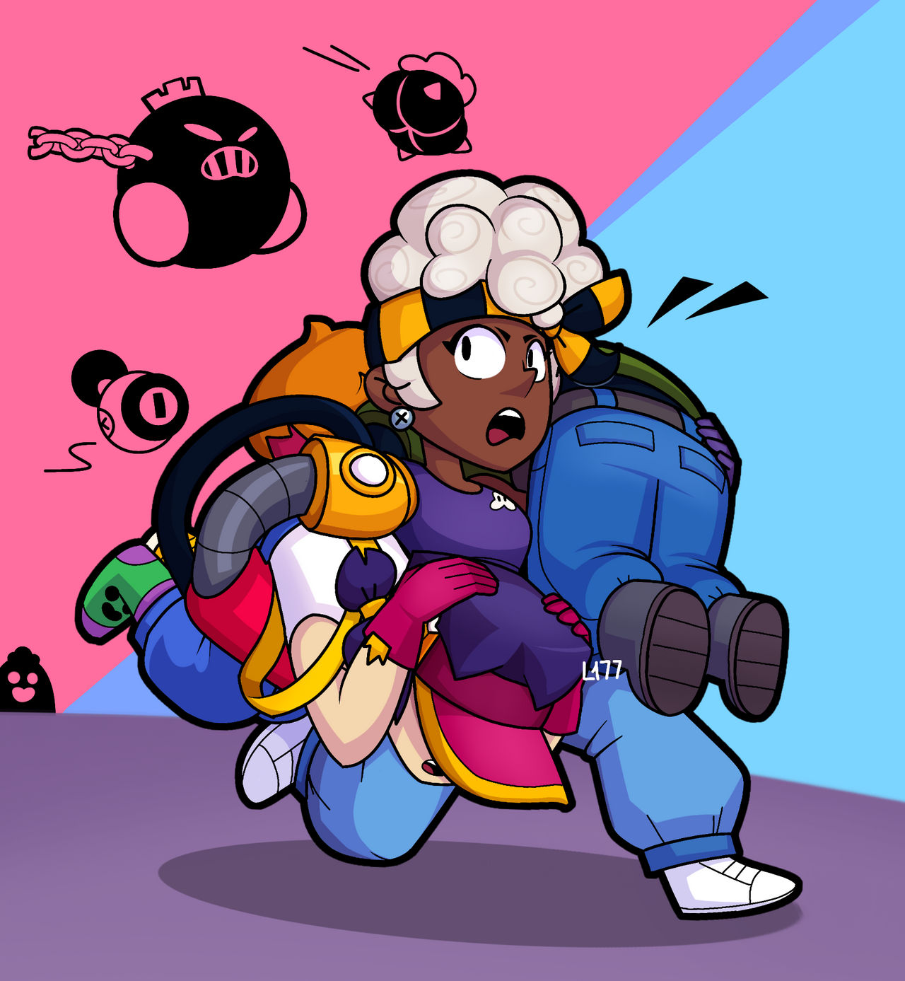 Maisie saves Fang and Buster  Brawl Stars by Lazuli177 on DeviantArt