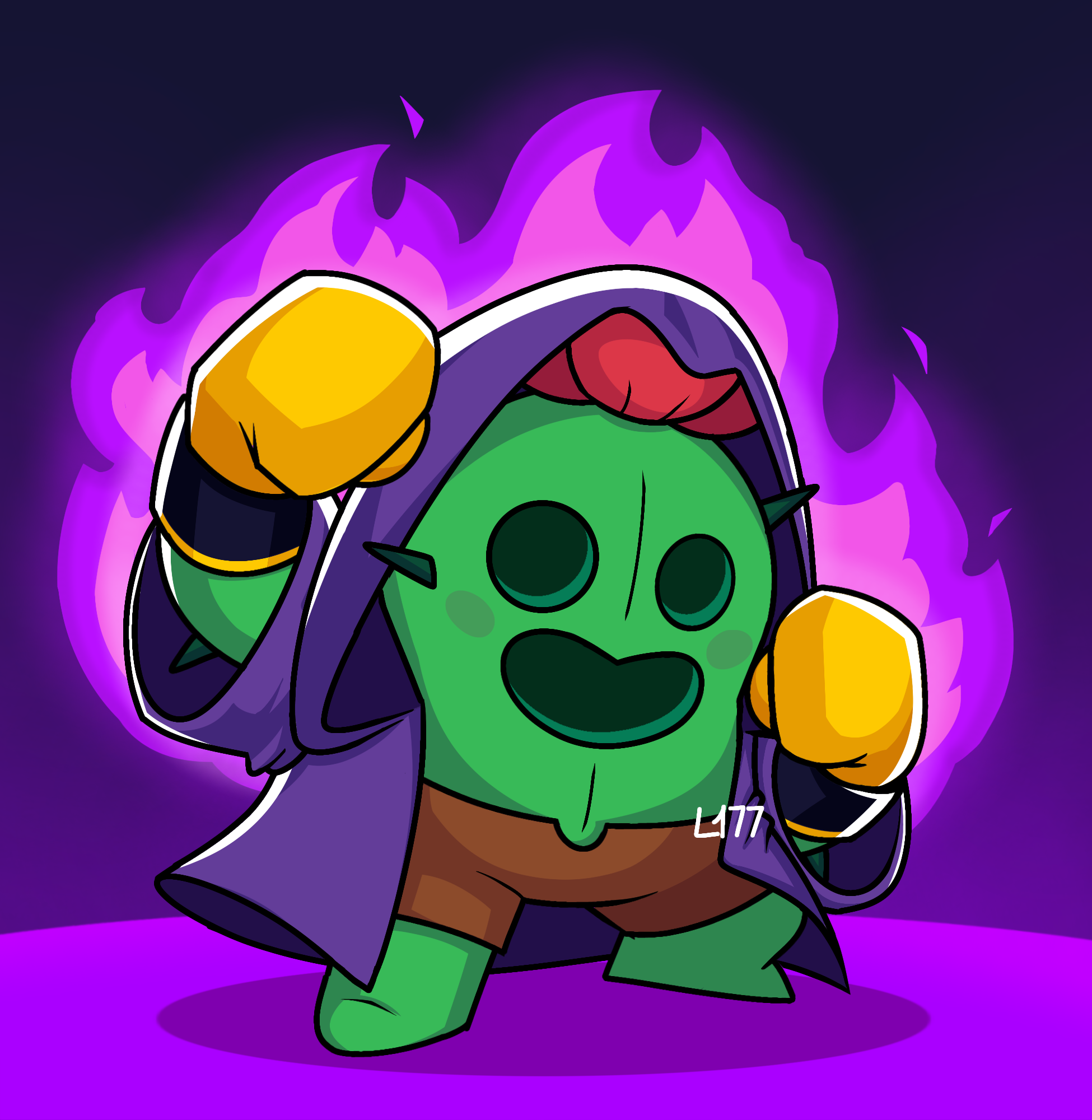 Boxer Spike  Brawl Stars by Lazuli177 on DeviantArt