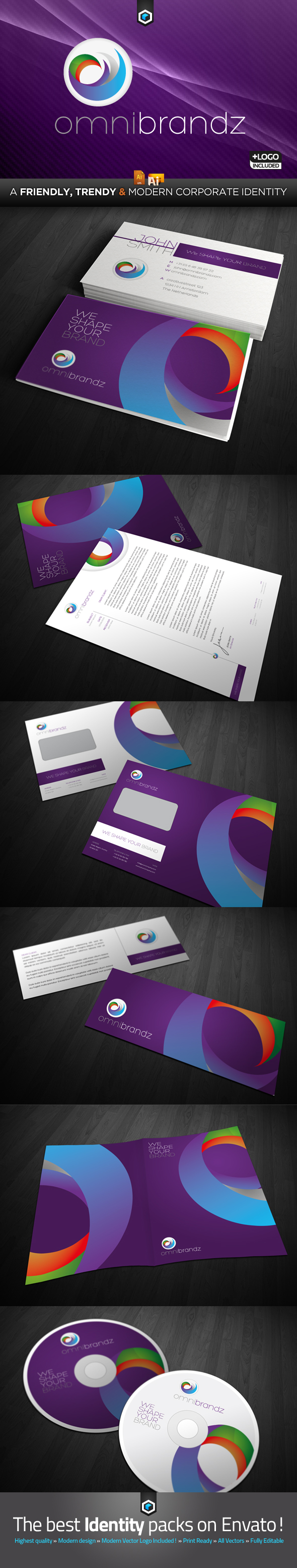 RW Modern Creative Corporate Identity