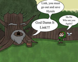 Link and Deku Tree (NicoB)