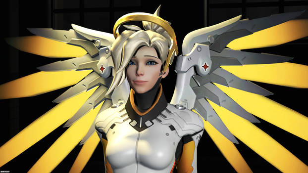 Mercy Smiling Mercy smile by 11819514113124 on DeviantArt
