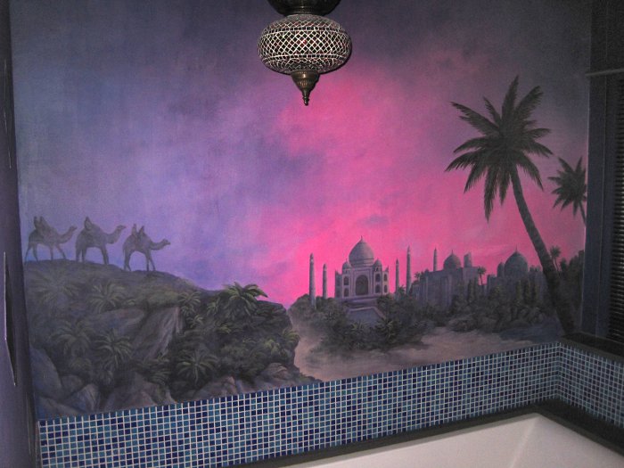 mural tajmahal