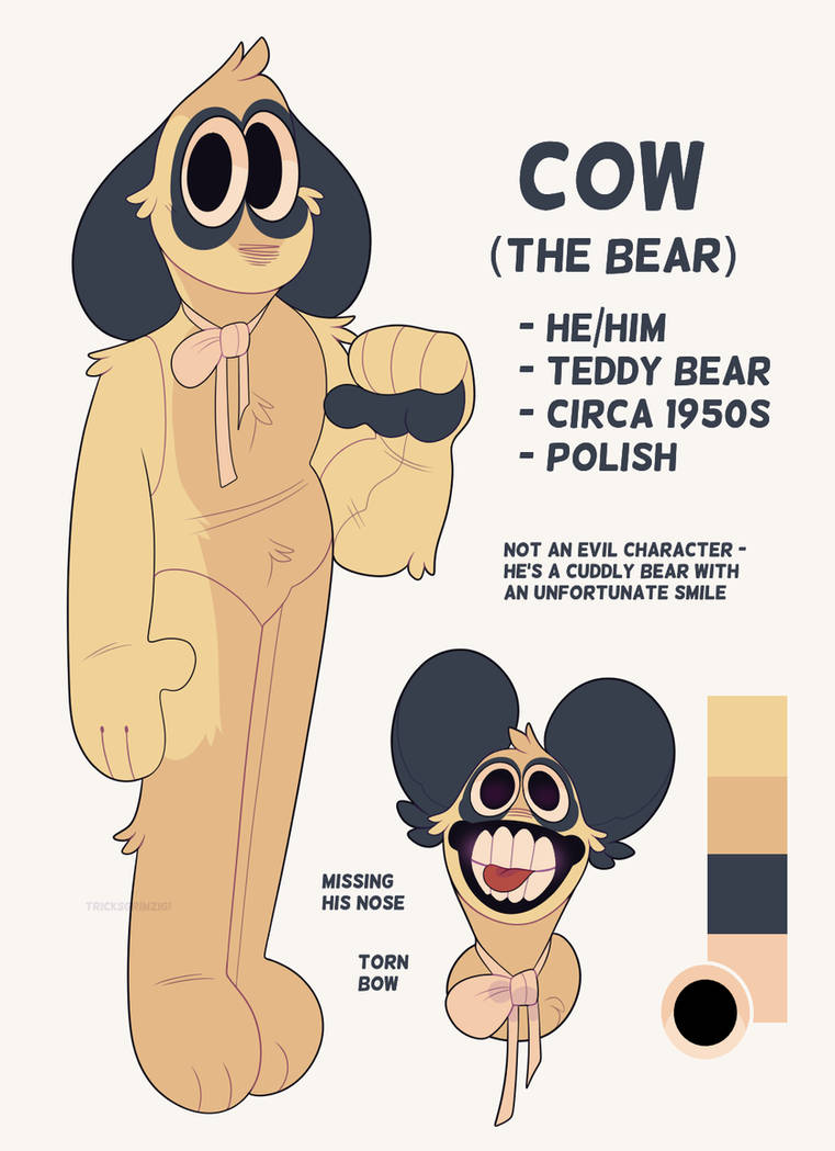 Friends Cow Reference COW REFERENCE 2022 by TRICKSGRIMZIG on DeviantArt