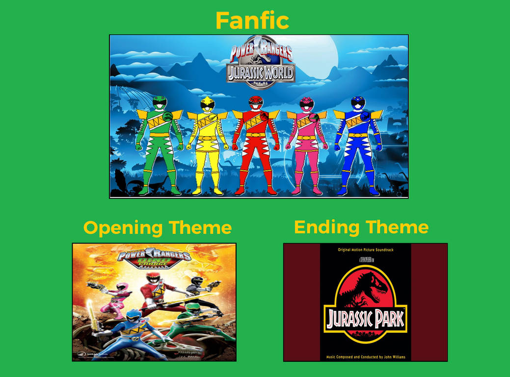 Power Rangers Jurassic Rise Power Rangers Jurassic World Intro and Outro by kimstember on DeviantArt