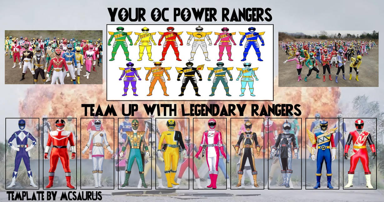 Powerpoint Ranger Roster JW Rangers team up with Legendary Rangers by kimstember on DeviantArt