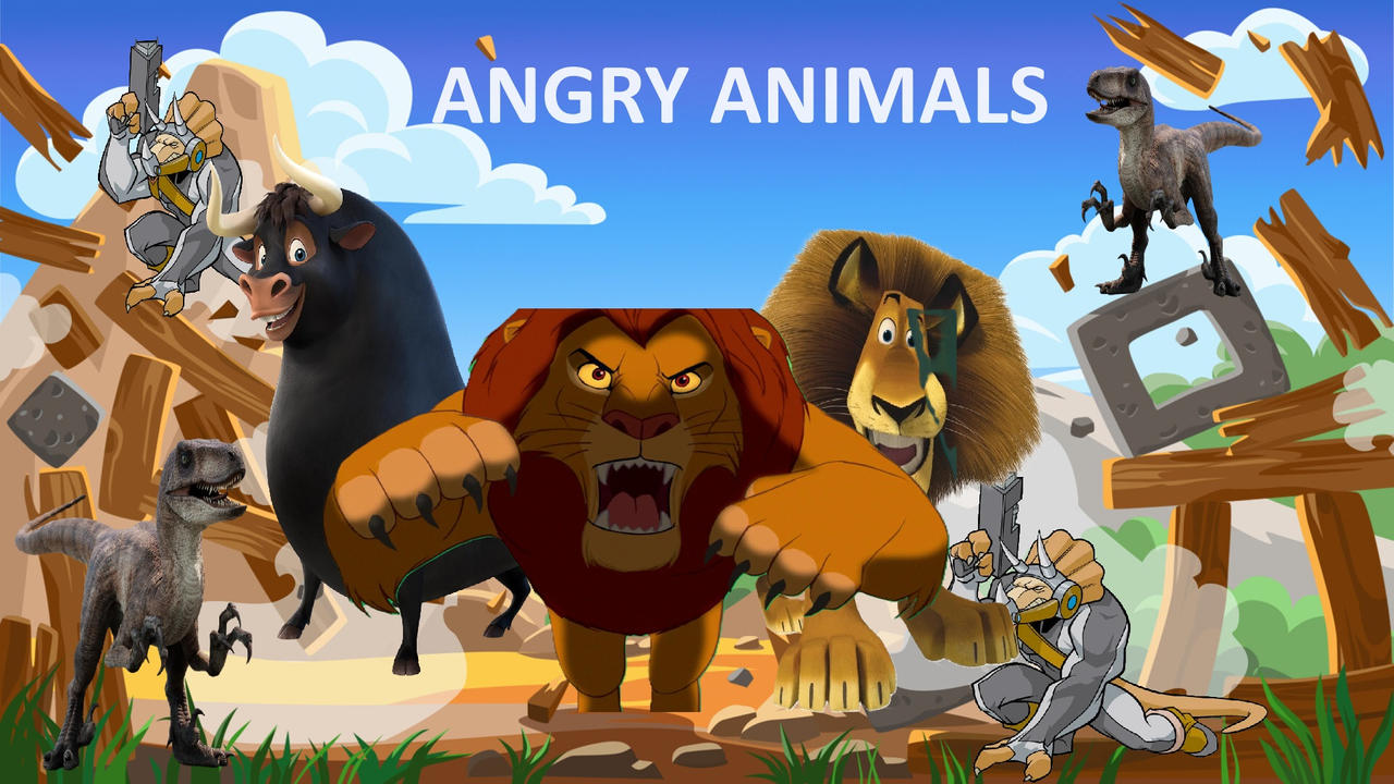 Angry Animals Poster by kimstember on DeviantArt