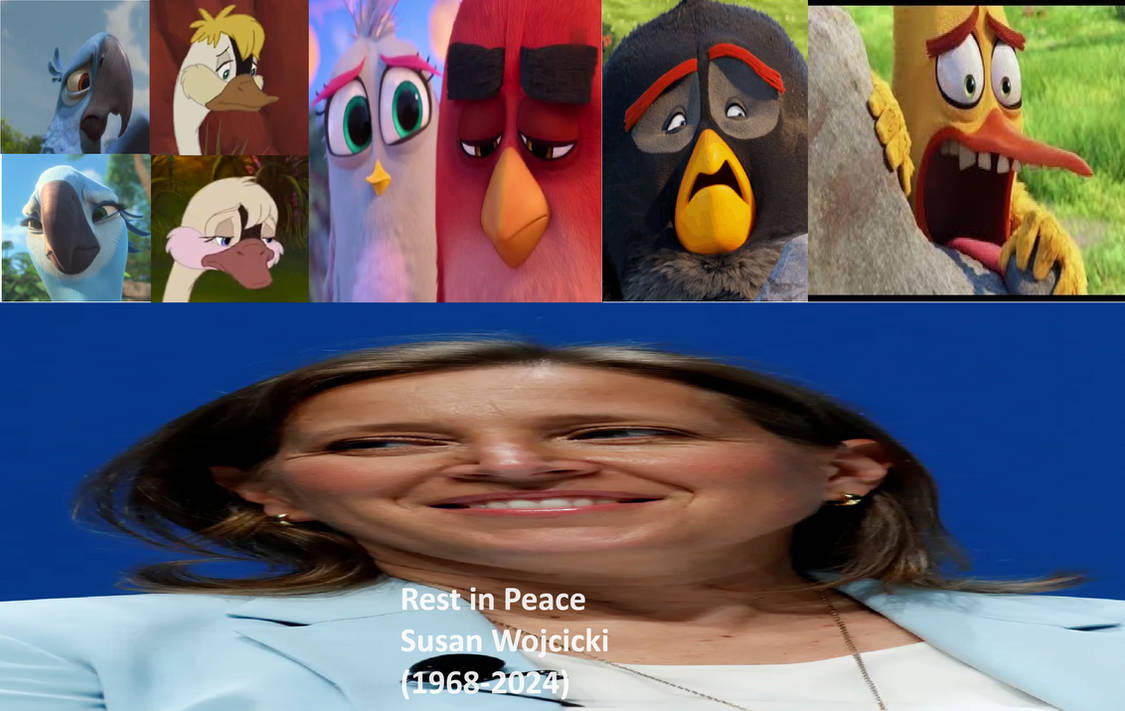 Susan Sad 8 Bird Characters is Sad About Susan Wojcicki by kimstember on DeviantArt