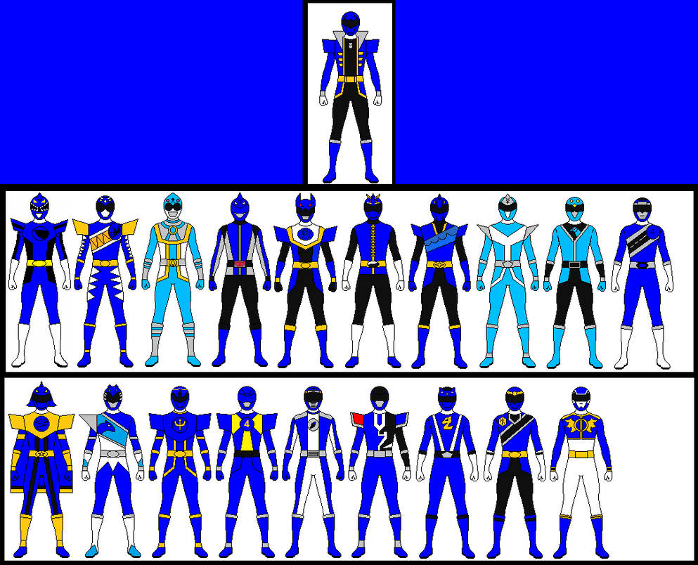 Blue Legendary Pirate Rangers Form by kimstember on DeviantArt