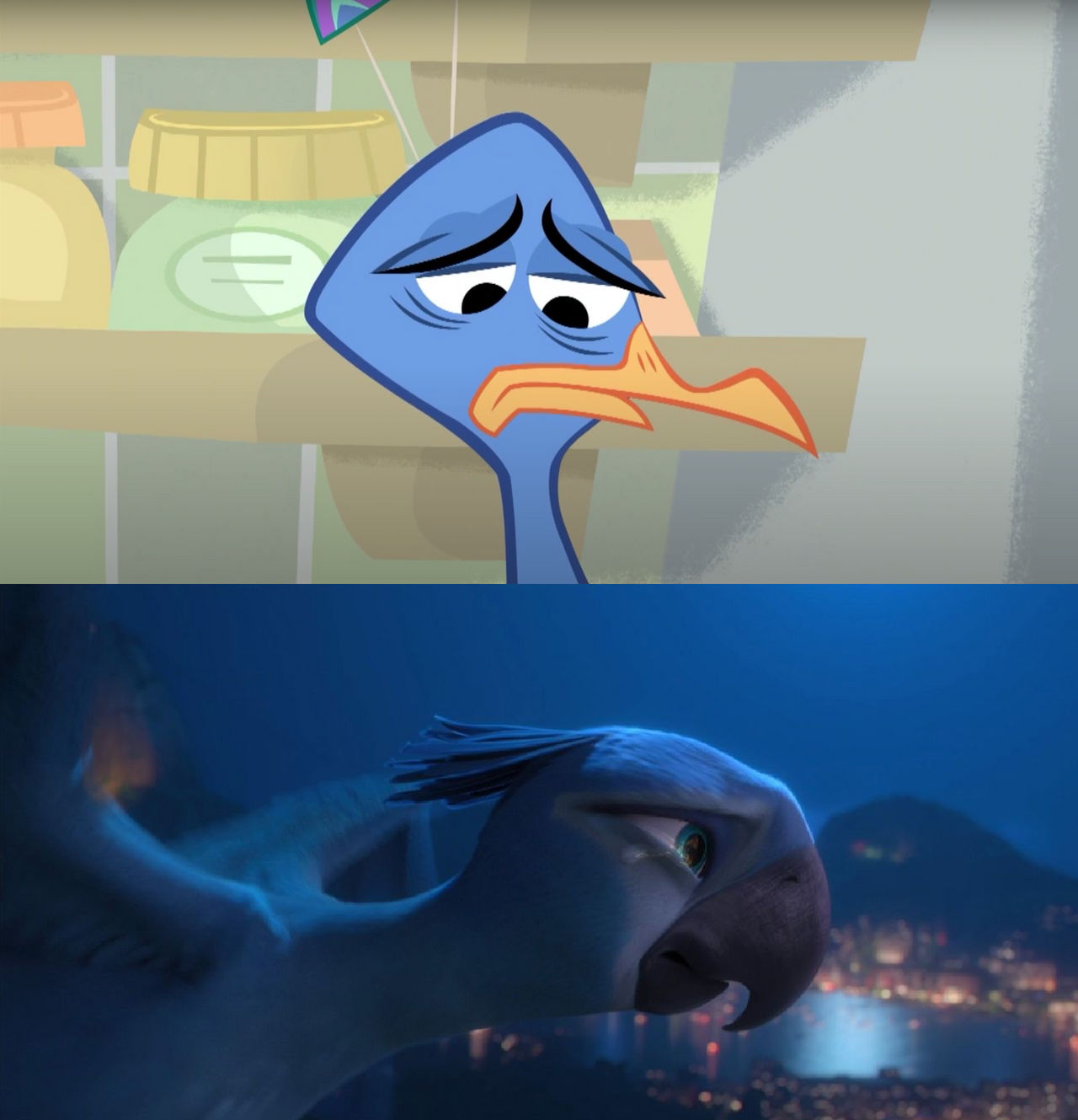 Peacock Feels Bad for Jewel by kimstember on DeviantArt