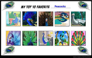 My Top 10 Favorite Peacocks
