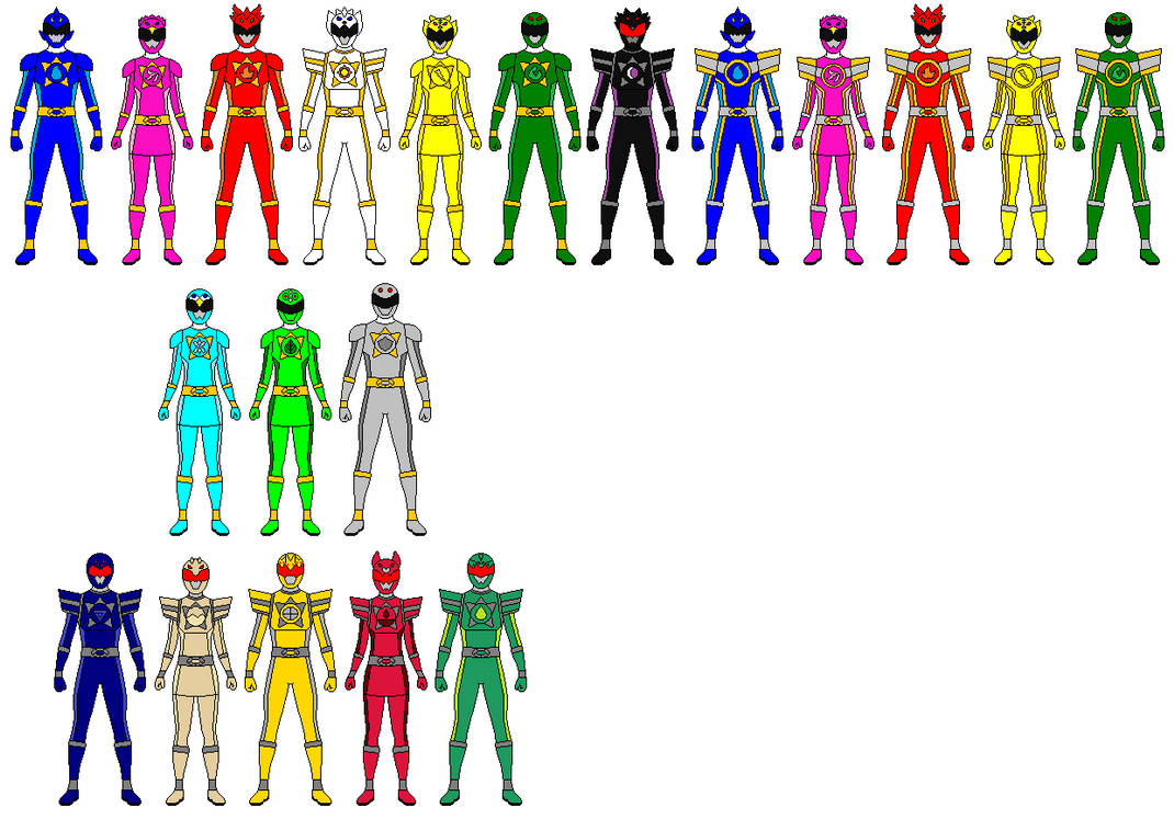 Power Rangers Spring Elements Element Guardian Rangers (Full) by kimstember on DeviantArt