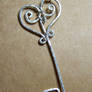 Pendant: Handmade Heart Key