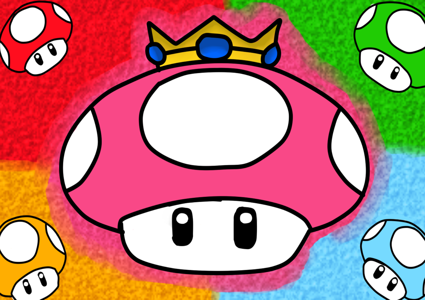 Mario Mushroom background