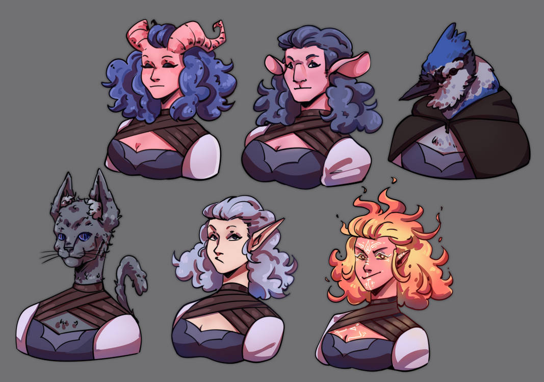 Dnd Races By NikkiNightArt On DeviantArt dnd-races-by-nikkinightart-on-deviantart