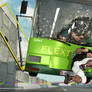 VL7C05 Riley Tackles Bus! Safe C