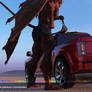 VLAT23 Daemon Rips Top Off Pickup Truck, 10