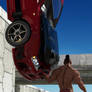VP2P10-11 Aztec Warrior Lifts Car