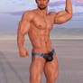 VP5E22-29 Derek Lee Poses in Speedos