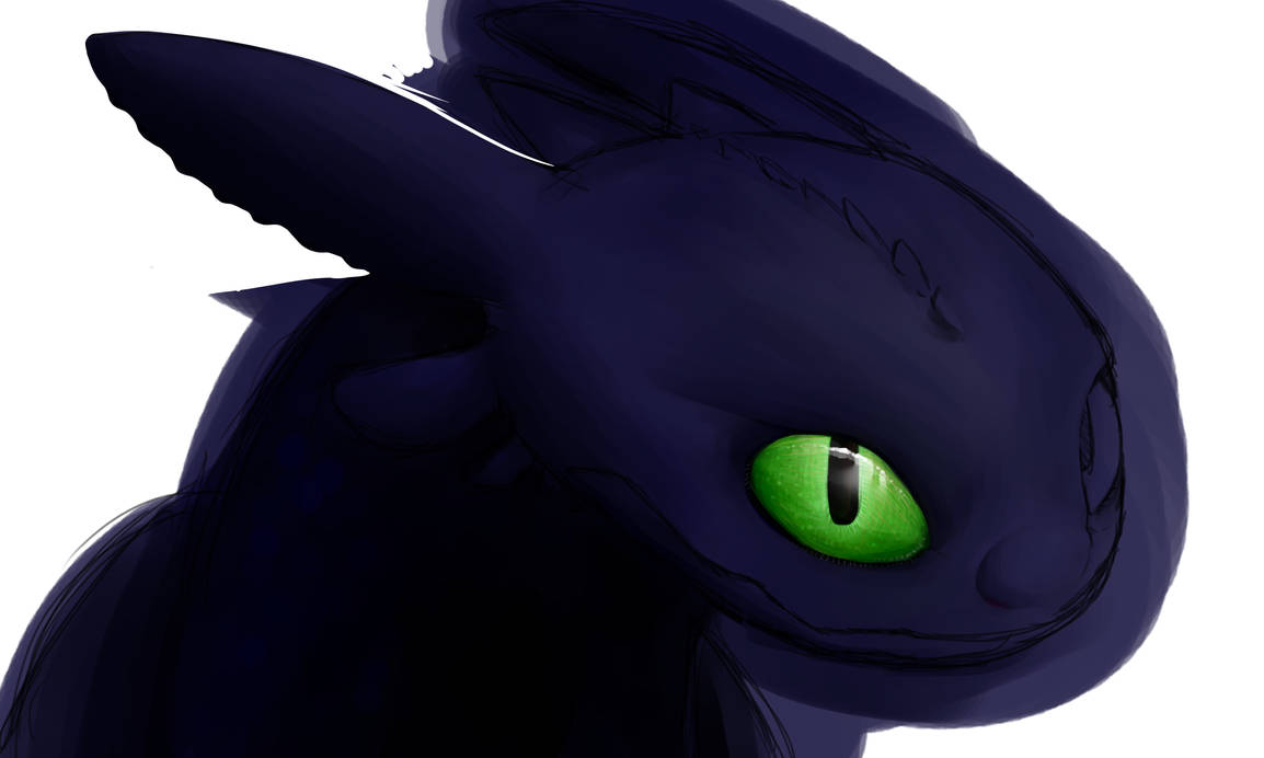 Toothless unfinished by nightfuryshadows on DeviantArt