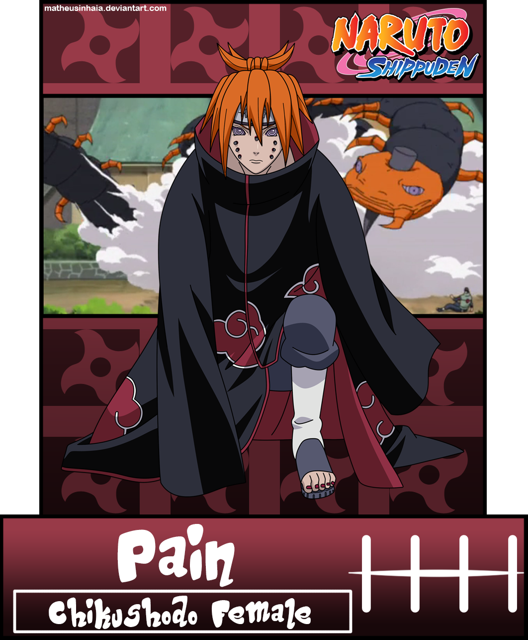 Pain by rOkkX on DeviantArt  Pain naruto, Naruto uzumaki hokage, Naruto  uzumaki