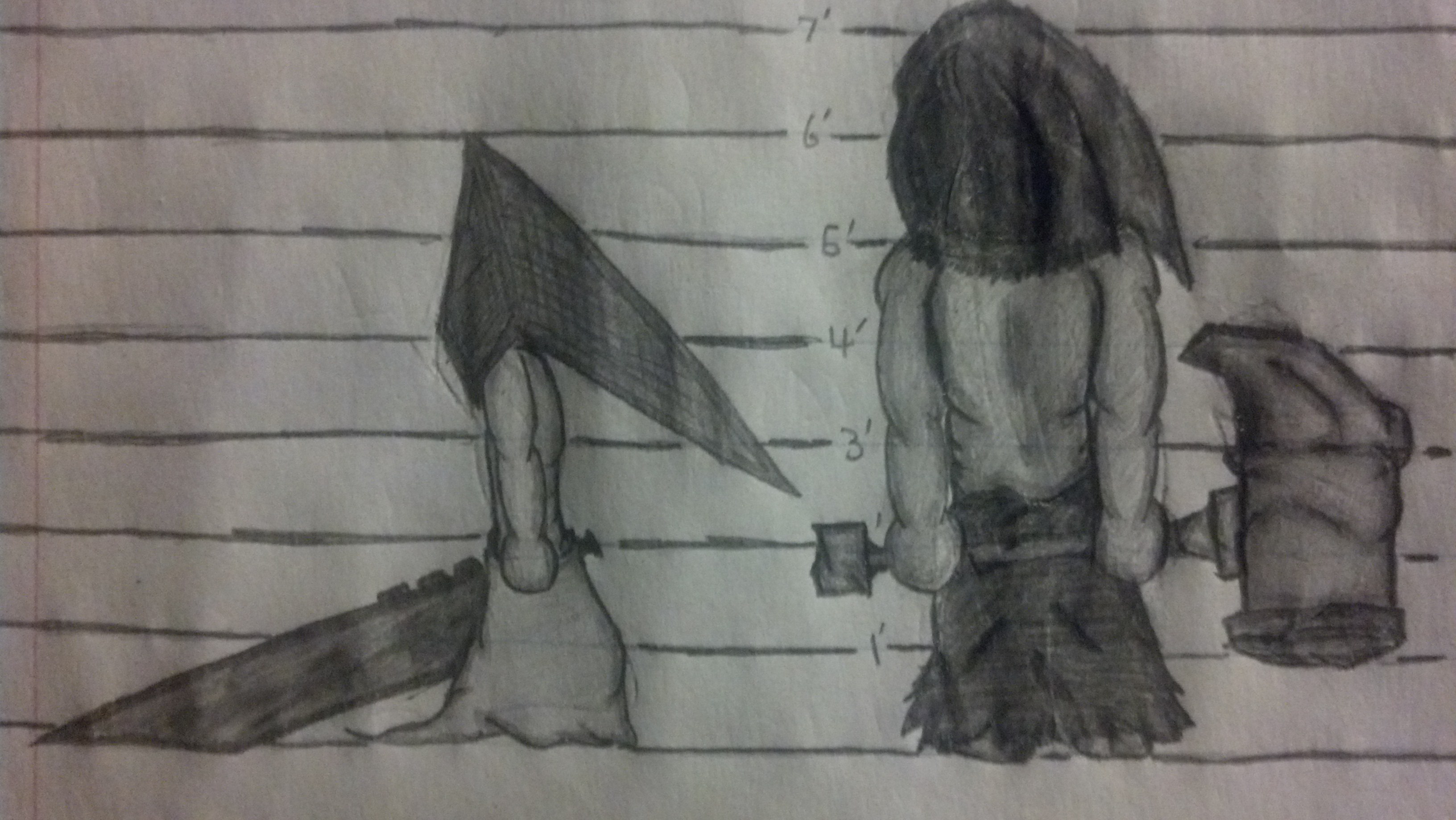 Pyramid Head and The Executioner