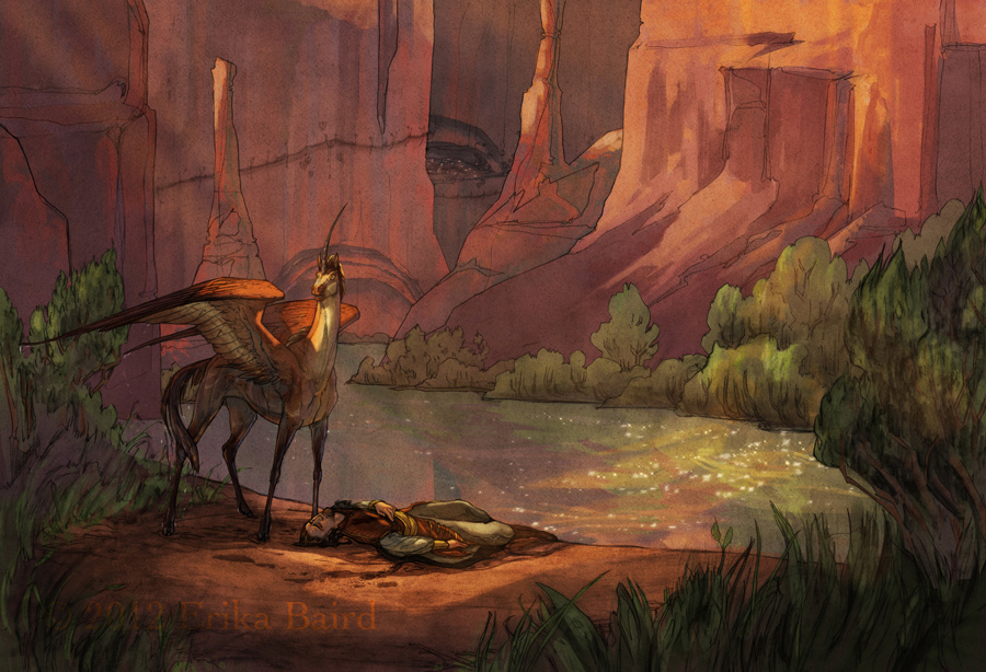 Lyriel and Conran by Starhorse