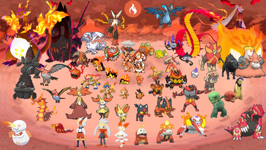 My Favorite Fire Types by TheSupremePokeFan on DeviantArt