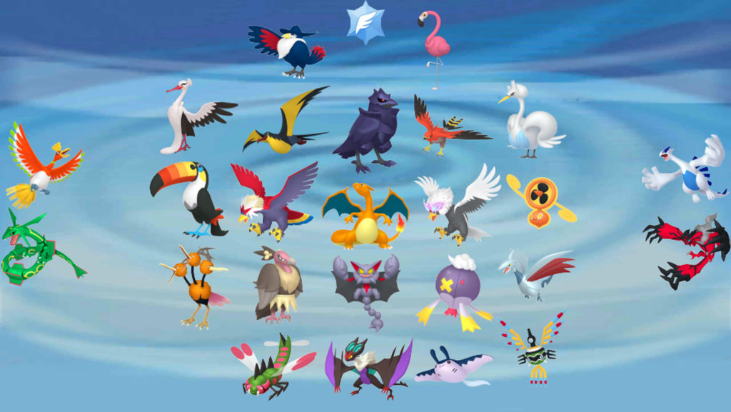 My Favorite Flying Types by TheSupremePokeFan on DeviantArt
