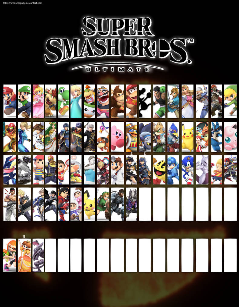 Smash Bros for Switch Roster Update 2 by SmashLegacy on DeviantArt