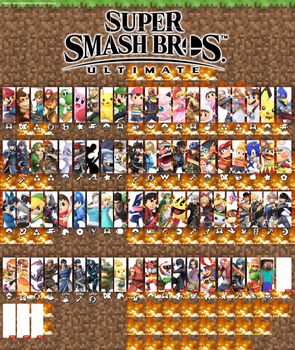 Smash Bros Ultimate Update 10 (Steve)