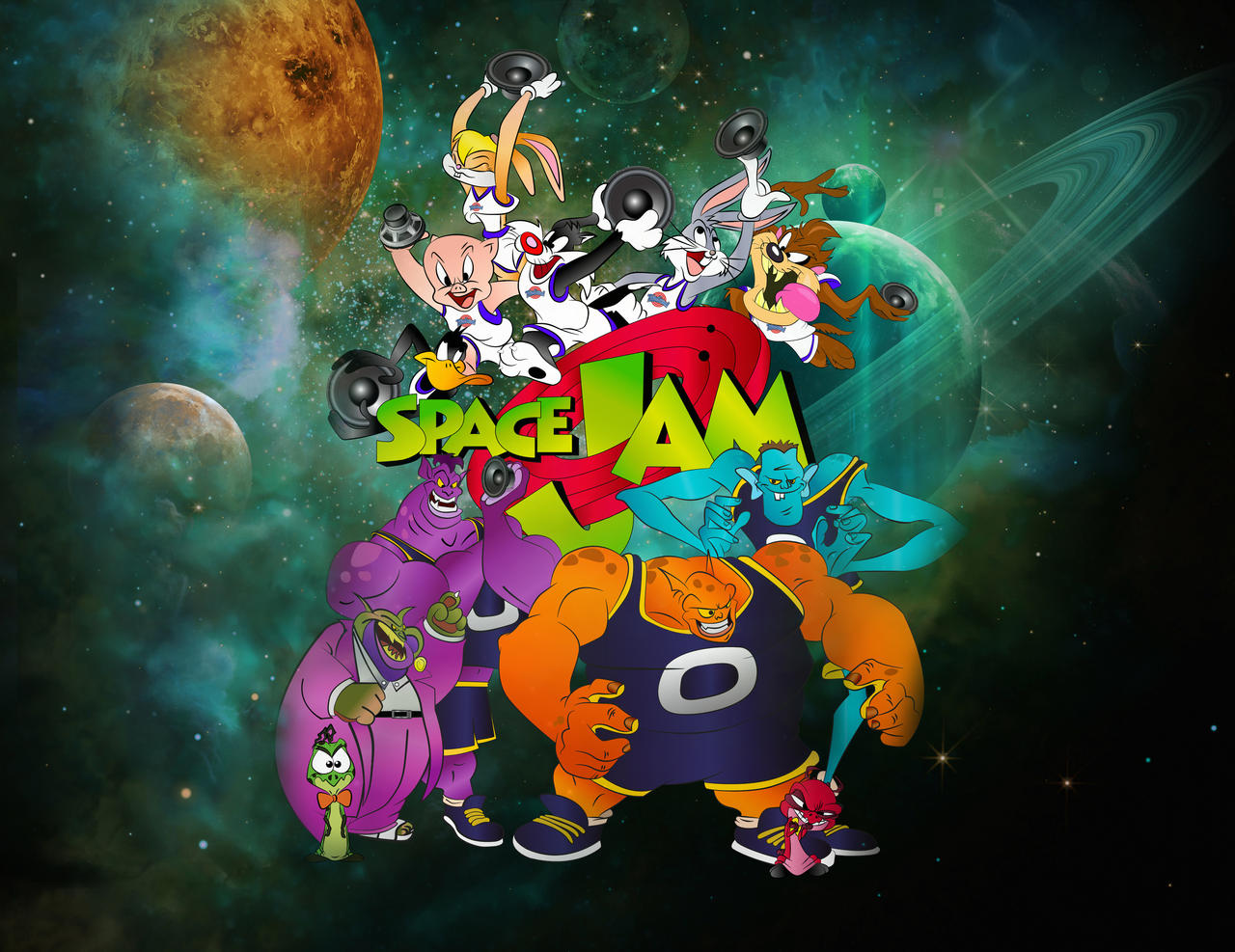Task Space Jam Space Jam Digital Illustration by hmriege143 on DeviantArt