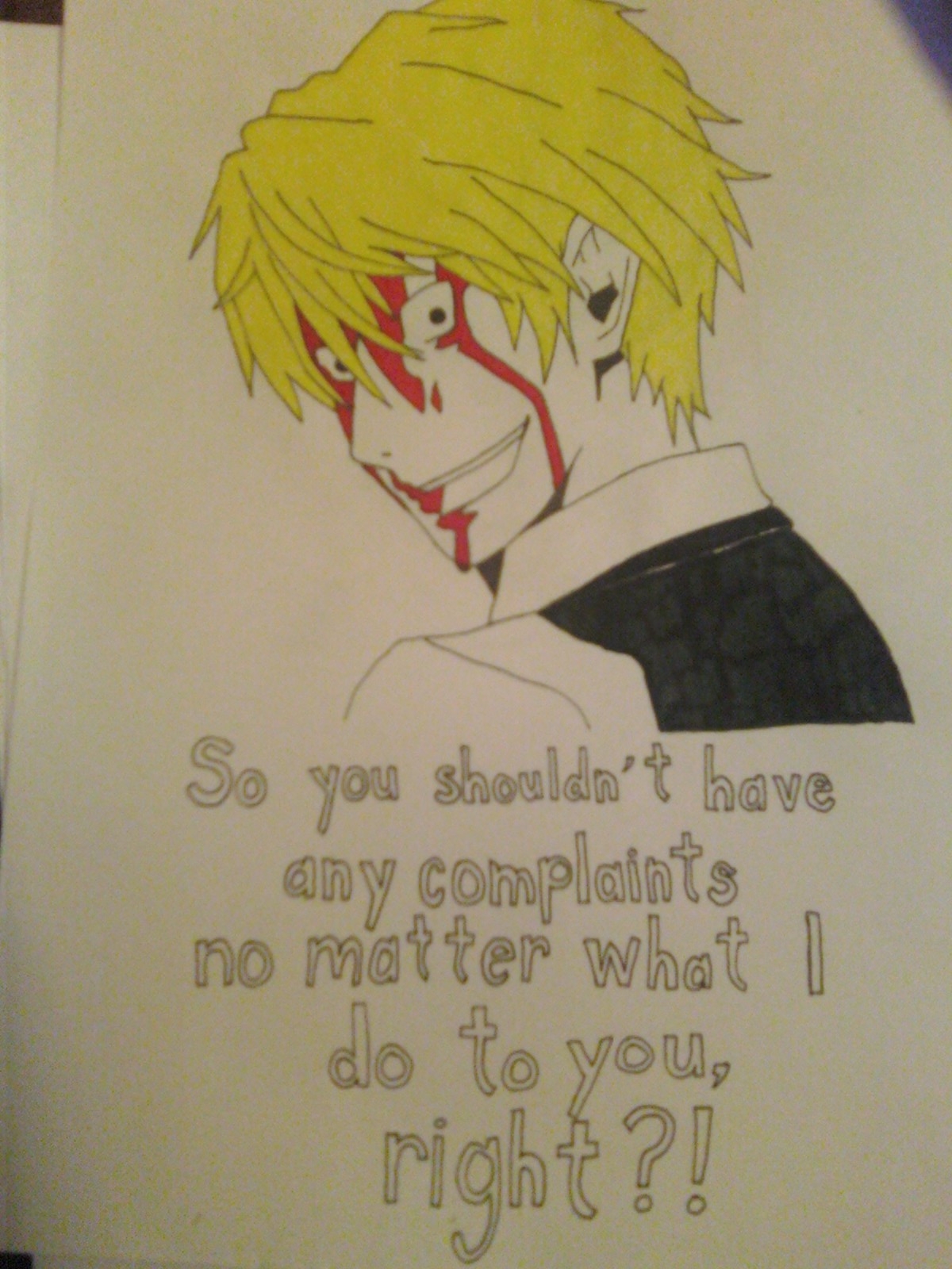 Marker Durarara Shizuo Quote By Isomaddy On Deviantart Marker Durarara Shizuo Quote By Isomaddy On Deviantart