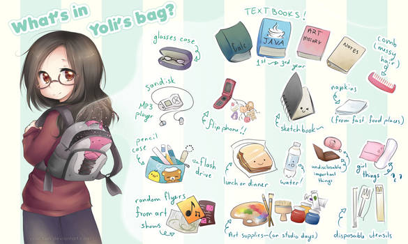 What's in Yoli's Bag: School edition