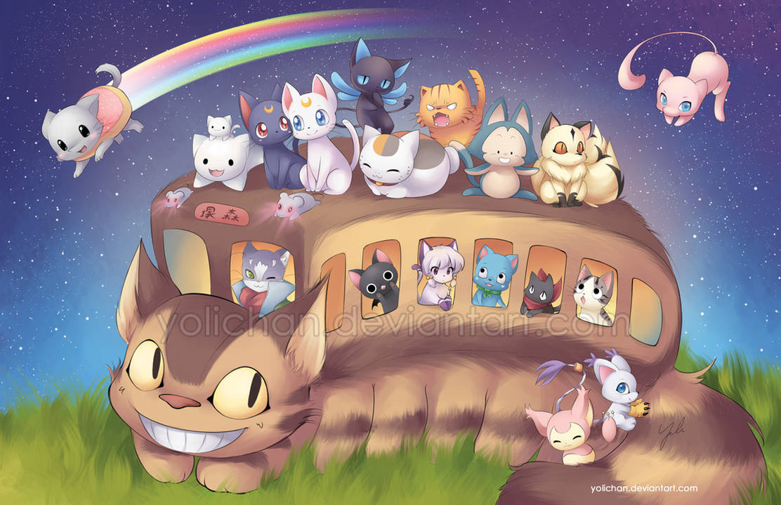 Cat Bus Rave All Aboard the Catbus by yolichan on DeviantArt