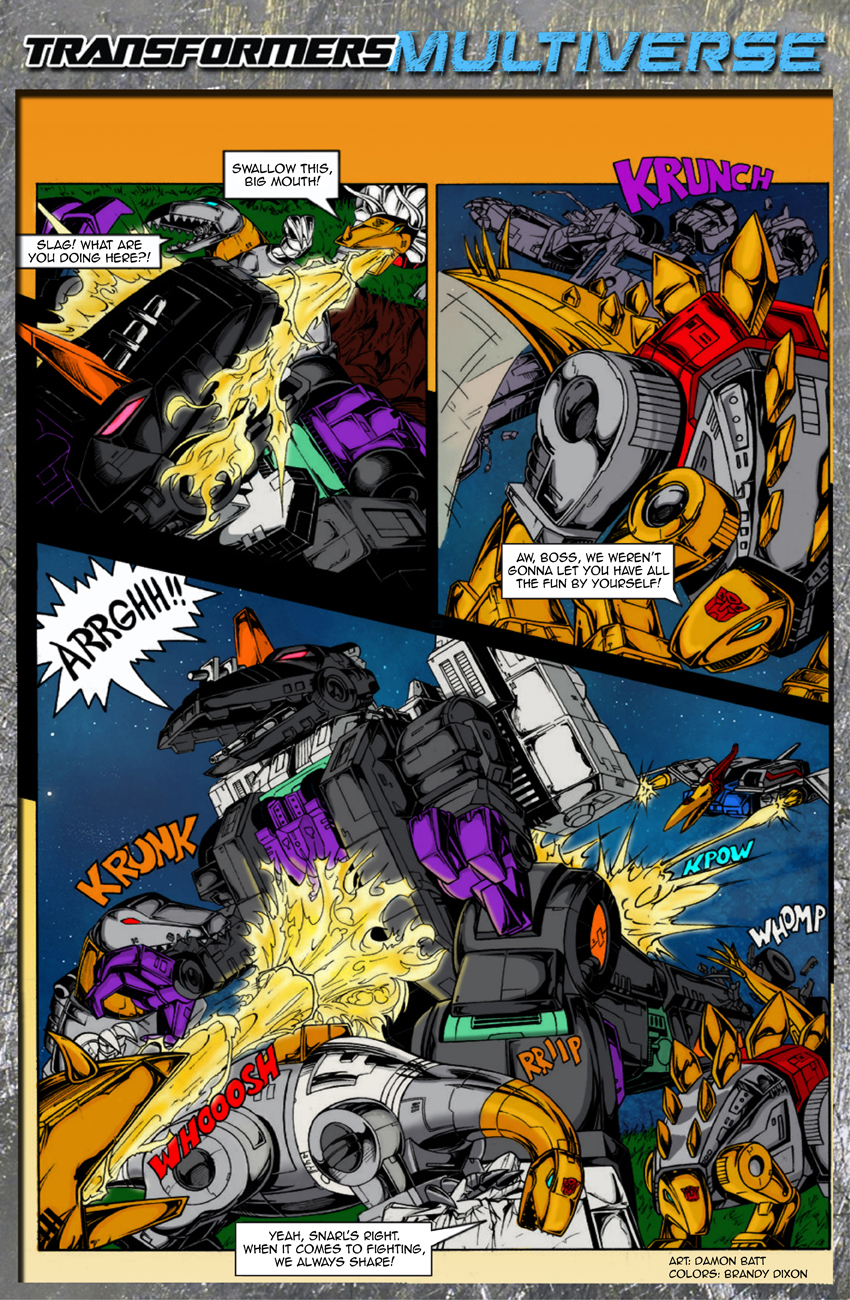 Dinobots Vs. Trypticon