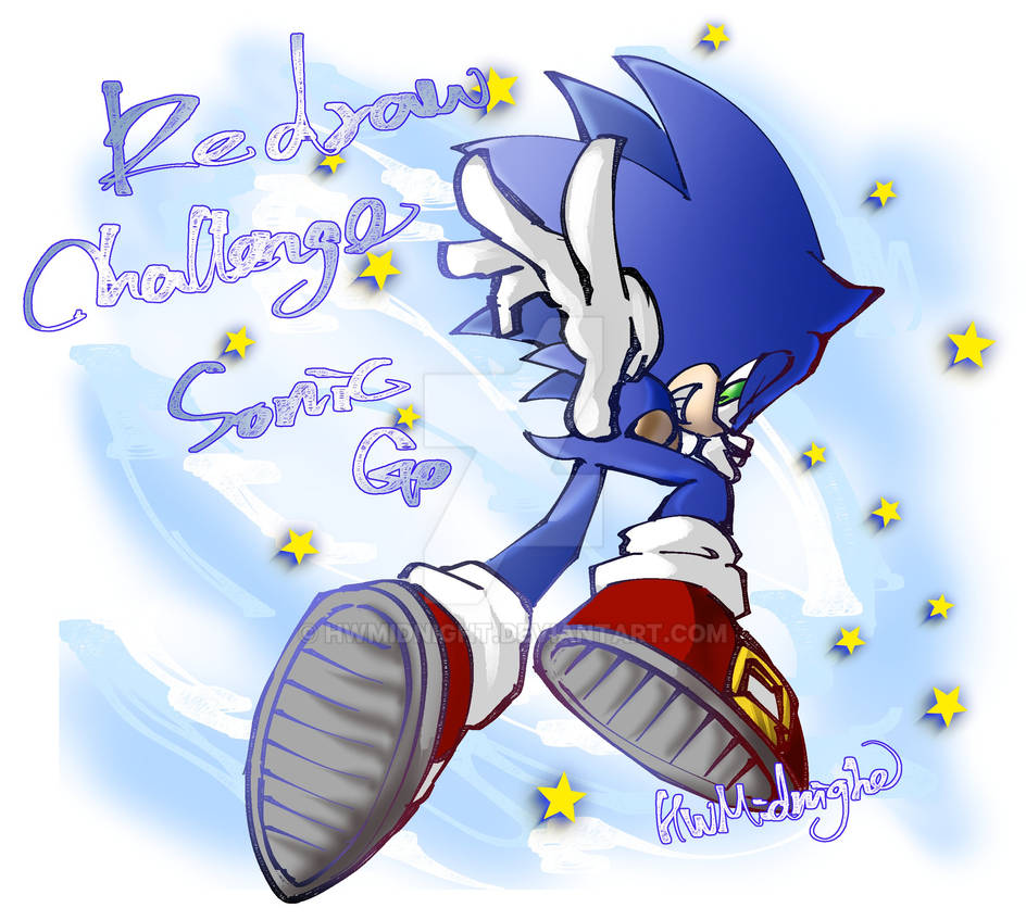 SONIC REDRAW CHALLENGE by HWMidNight on DeviantArt