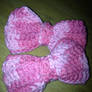 Multi Color Pink Crochet Bows