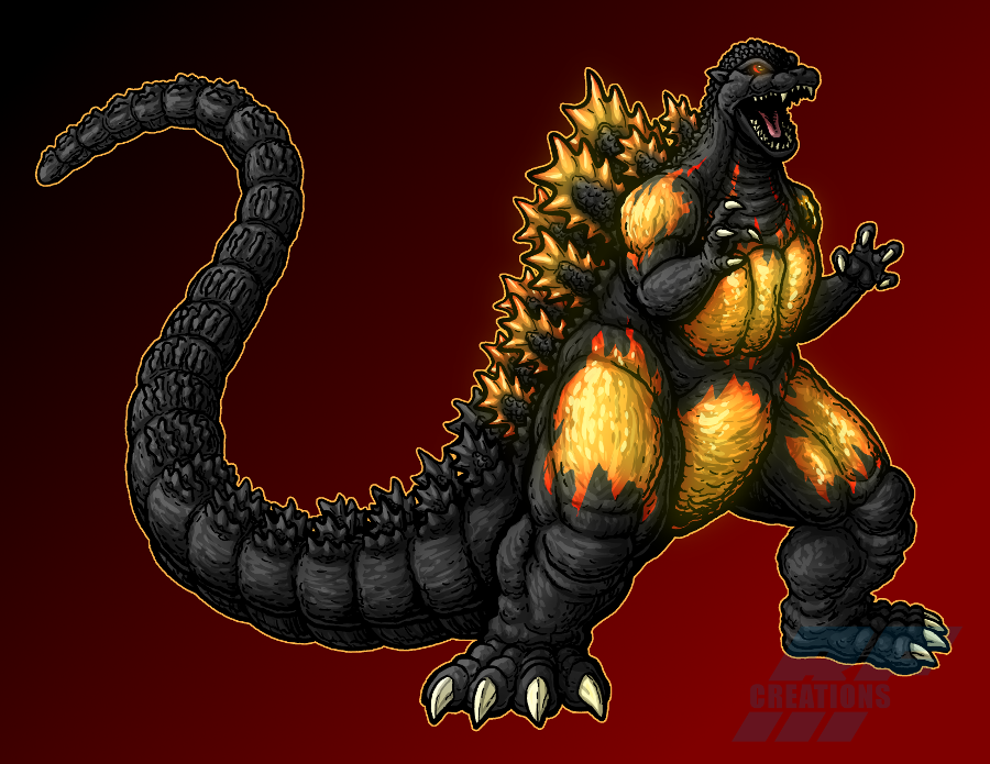 Burning Godzilla