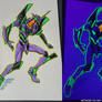 Blacklight Goodness - Evangelion Unit-01