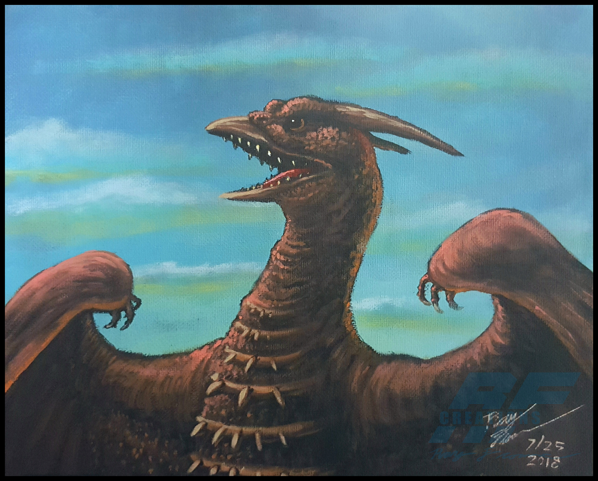 Rodan painting by AlmightyRayzilla on DeviantArt