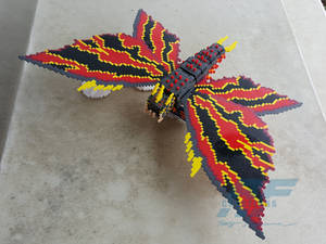 3D Perler Bead Battra