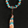 Artisan Tribes Feather Necklace Close up