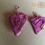 Rosie Craft Polymer Clay Heart Pendants