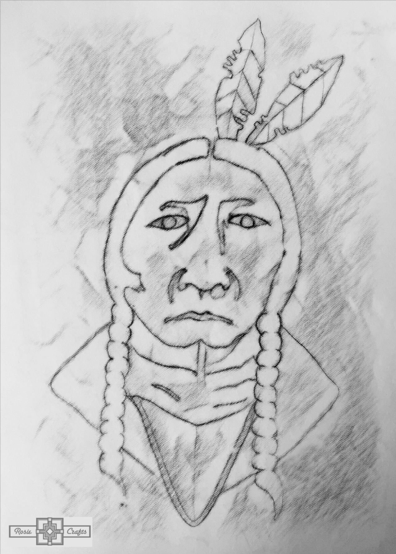 Artisan Tribes Native American Indian Drawing 3 by rosiecrafts on ...