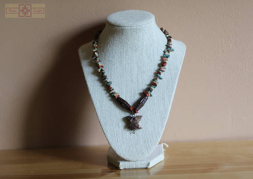 Artisan Tribes Eagle Stone Necklace