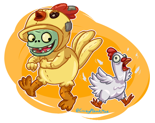 PvZ Heroes - LET'S do da CHICKEN DANCE!