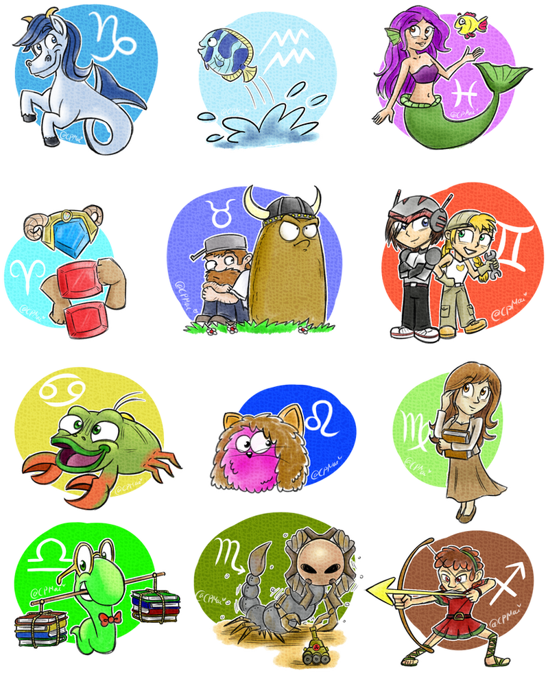 PopCap Zodiac Signs by CrazyPlantMae on DeviantArt