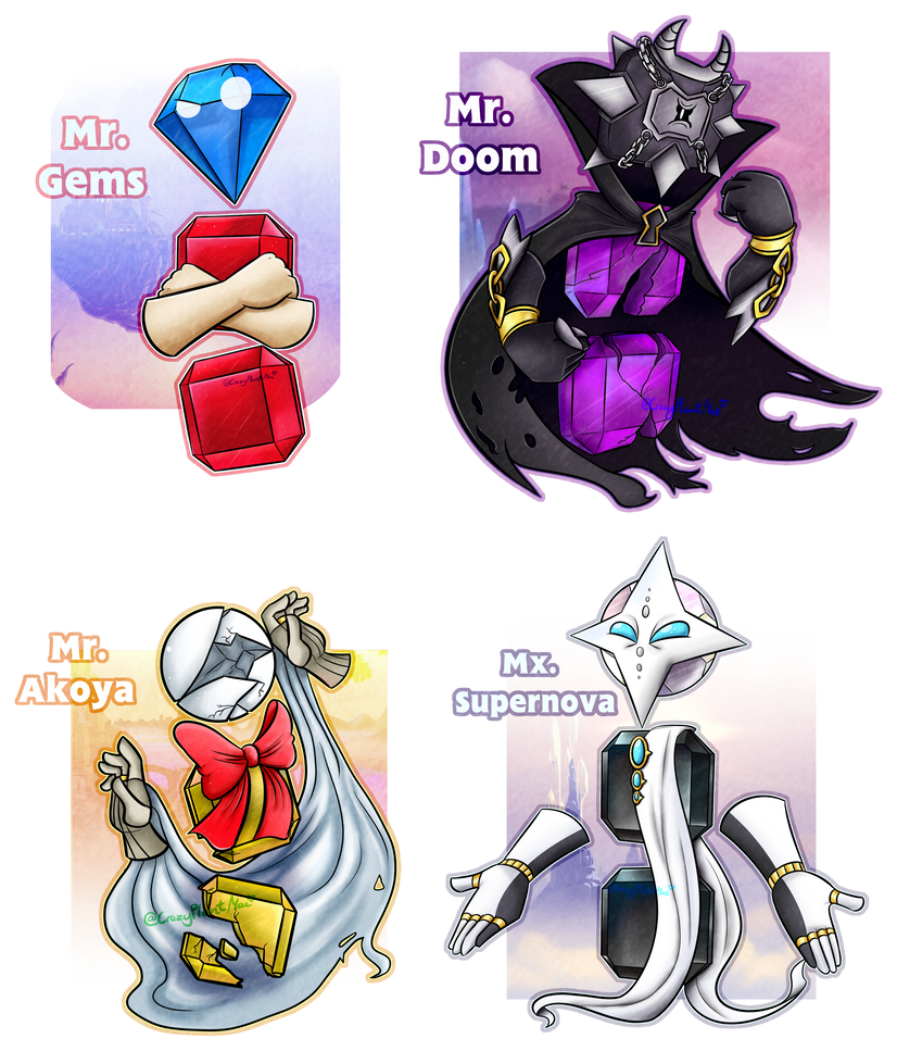 PopCap-Topia - All Crystalloid Golems by CrazyPlantMae on DeviantArt