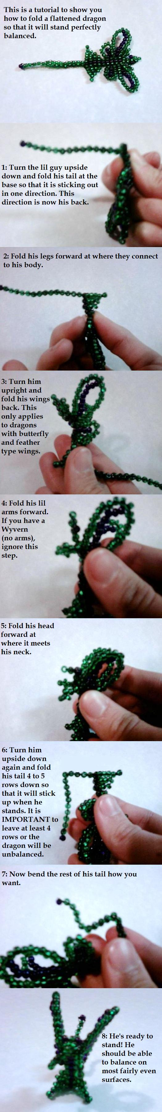 How To Fold A Flattened Dragon